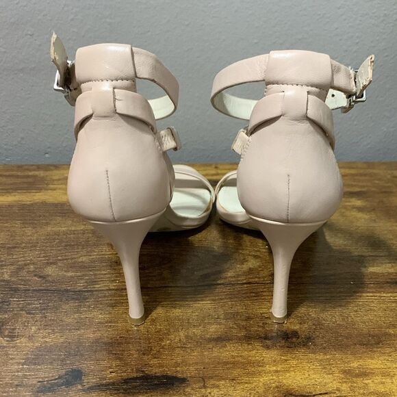 BCBGeneration Nude Strappy Heels Size 7.5 - Picture 4 of 9